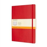 Moleskine Bilježnica XL s mekanim koricama, crvena – crte Cijene