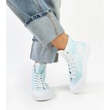 Gemre Blue high fabric sneakers Raissa | Shoptok.si