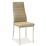 Molarem Home Stolica H261 CHROM-svijetla bež | shoptok.hr