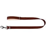 Wau dog povodec za pse iz naravnega usnja širine 14 mm, dolžine 122 cm, rjave barve, (21601385) | Shoptok.si