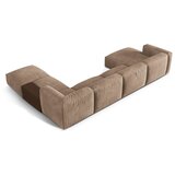 Micadoni Svjetlo smeđa kutna garnitura od bouclé tkanine (s desnim kutom/u obliku slova "U") Martina – Home | shoptok.hr