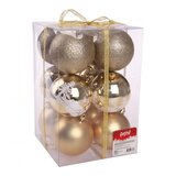 Olimp Sport icy print novogodišnja kugla zlatna 8cm 12K | ePonuda.com