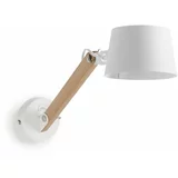 Kave Home Zidna lampa u bijelo-natur boji ø 15 cm Muse -