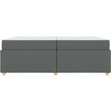  Okvir kreveta s madracem Ostalo Tamno siva 200 x 200 cm tkanina | shoptok.hr