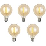 LUUMR Komplet 5 pametnih E27 zatemnitvenih LED žarnic G95 zlata 7W 806 lm 1800-6500K Cene