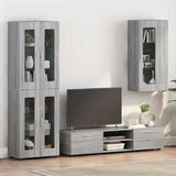 vidaXL Kabinetski zidni s policom Sivi hrast sonoma 55 x 29 x 100 cm | shoptok.hr