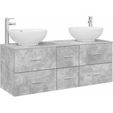  Set namještaja za kupaonicu 3 kom. Betonska siva | shoptok.hr