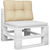  Jastuk za palete bež 60 x 40 x 12 cm od tkanine | Eponuda.com