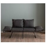Atelier Del Sofa Viper 2 razvlačivi dvosjed, tamno siva | Eponuda.ba