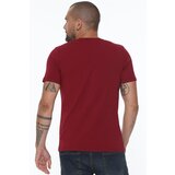 Dewberry T8568 V-NECK MEN'S T-SHIRT-BURGUNDY | shoptok.hr