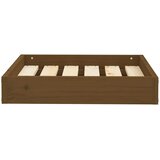  Krevet za pse crna 51,5x44x9 cm od masivne borovine Slike