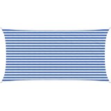  Jedrilica za sunčevu sjenu Plava i bijela 2,5 x 6 m HDPE | shoptok.hr