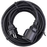 VOLTOMAT gumeni produžni kabel (10 m, Crne boje, IP44, H05RR-F3G1,5)