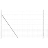 vidaXL Ograda za njivu 1,6x25 m Galvanizirani čelik | shoptok.hr