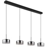 Globo 16024-4 - LED luster na sajli BELINDA LED/24W/230V crna/zadimljena Cene