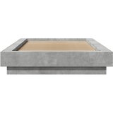  Okvir kreveta boja betona 100x200 cm od konstruiranog drva | shoptok.hr