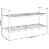  Stalak za cipele 69 x 27 x 41 cm od masivnog drva oraha | shoptok.hr