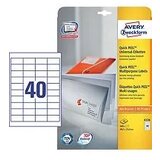 Avery Zweckform Univerzalne etikete 48,5 x 25,4 mm, 10/1 | Shoptok.si