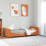 Maison Chic Posteljni okvir - Enojna postelja - Postelja za odrasle brez vzmetnice voščeno rjav 90x200 cm borovina-J8183, (21770794) | Shoptok.si