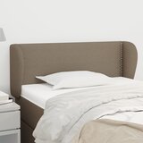  Uzglavlje s ušima smeđesivo 93x23x78/88 cm od tkanine | shoptok.hr