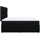  Krevet s oprugama i madracem crni 180x200 cm od tkanine | shoptok.hr