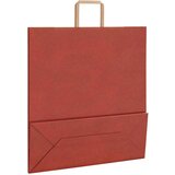  Papirnate vrećice 250 kom s ručkama crvene 45x17x48 cm | shoptok.hr