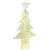 vidaXL Božično drevo med 240 LED Toplo bela 180 cm PET | Shoptok.si