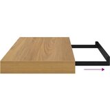  Polica na zidu Zidne Smeđa 50 x 23 x 4 cm Konstruirano drvo | shoptok.hr
