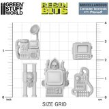 Green Stuff World Computer Terminals with Skulls Set | Kompjuterski terminali sa lobanjama set (26 kom, 1:48 razmera) | Eponuda.com