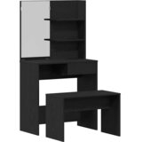  Set toaletnog stolića 2 pcs Crni hrast Konstruirano drvo | shoptok.hr