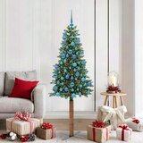 vidaXL Ožja jelka med 300 LED Zelena 180 cm PVC in trden bor Cene