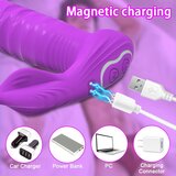  AlvUp - pametni potisni analni vibrator (ljubičasti) Slike