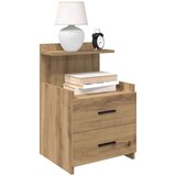 vidaXL Noćni ormarić s 2 ladice Artisan hrast 40x36,5x62 cm Cijene