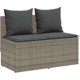vidaXL 3-dijelni vrtni blagovaonski set sivi od poliratana | shoptok.hr