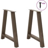  Noge za blagovaonski stol A-oblika 2 kom 70 x (72-73) cm Čelik | shoptok.hr