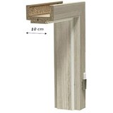 GETADOOR Dovratnik Lamineo GLN38 (Š x V: 950 x 2.000 mm, Širina zida: 10 cm, DIN desno, Srebrni hrast) | shoptok.hr