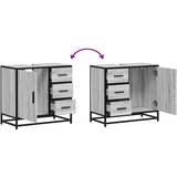 vidaXL Kupaonski ormarić za umivaonik sivi Sonoma 65x33x60 cm | shoptok.hr