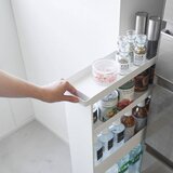 YAMAZAKI Mat bijela željezna kupaonska polica 48x80,5 cm Tower – | shoptok.hr