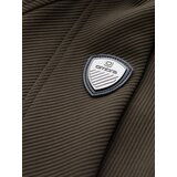 Ombre Men's BIKER jacket in structured fabric - dark olive green | Eponuda.ba