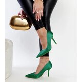  Green heeled shoes Liena | shoptok.hr