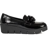 GOODIN Black wedge loafers with decoration | Shoptok.si