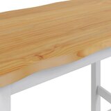  Visoki Bar Sto EKAI Bijela 112 x 70 x 91 cm Masivna borovina | shoptok.hr