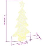  Božićno drvce s 160 LED svjetlima Topla bijela 150 cm Akril | Eponuda.com