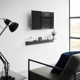 YAMAZAKI Črna kovinska polica 90 cm – | Shoptok.si