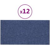  Zidna uzglavlja 12 pcs Plava 60 x 30 cm tkanina | shoptok.hr