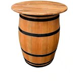  Stol s bačvama (crni obruči) | shoptok.hr