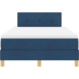 vidaXL Box spring krevet s madracem Plava 120 x 190 cm tkanina | shoptok.hr