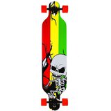 Nils Extreme longboard deska motiv skeleton ABEC9 drop thru Cene