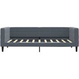  Dnevni krevet s pomoćnim ležajem bez madraca tamno siva 90x190 cm | shoptok.hr