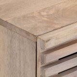 vidaXL Noćni ormarići 2 kom 40x34x46 cm masivno izbijeljeno drvo manga | shoptok.hr
